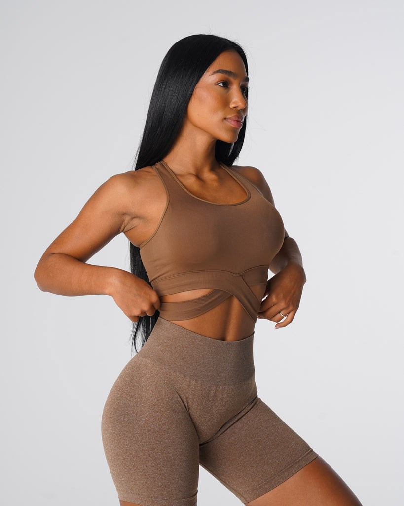 NVGTN Sculpt Seamless Bra Top Mocha | WVR-973520