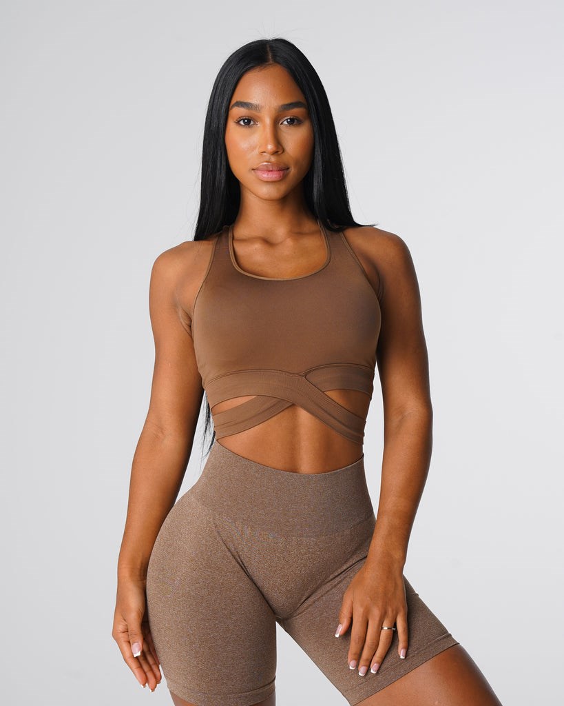 NVGTN Sculpt Seamless Bra Top Mocha | WVR-973520