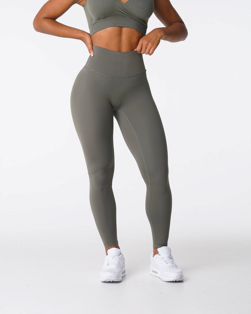 NVGTN Signature 2.0 Leggings Hnedožltý Zelene | NEH-704289