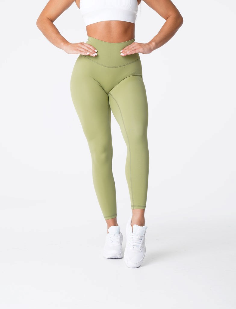 NVGTN Signature 2.0 Leggings Olivovo Zelená | QAC-043895