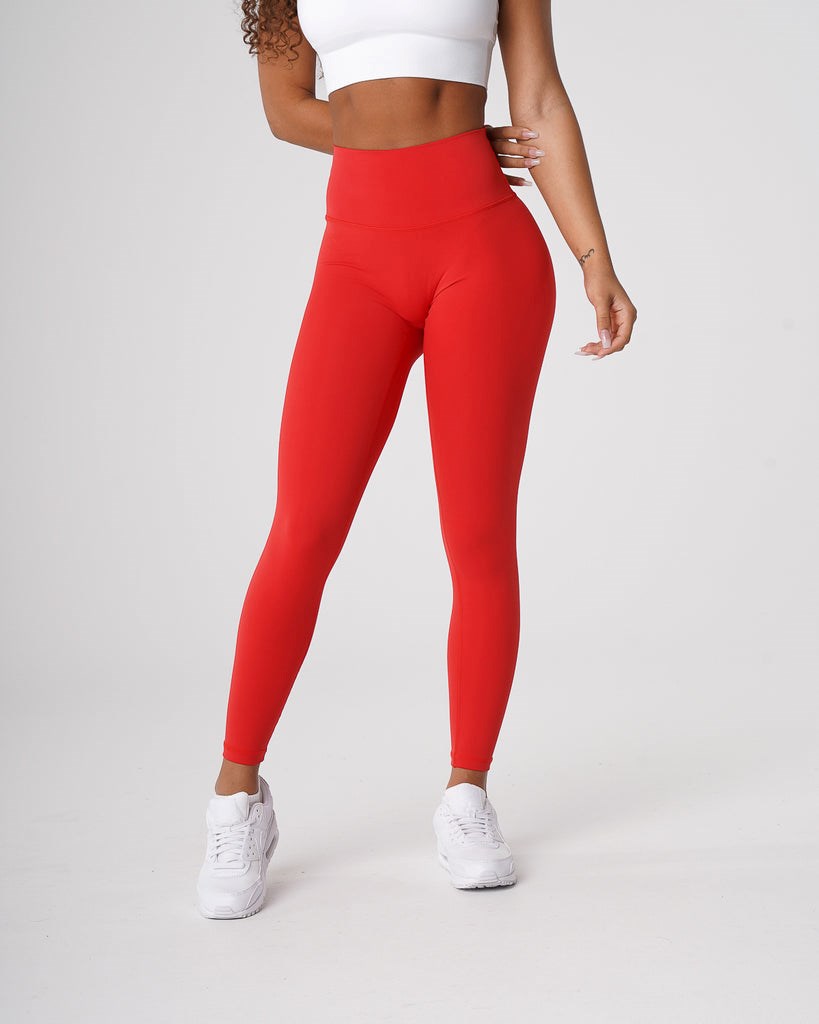 NVGTN Signature 2.0 Leggings Scarlet | KEQ-872360