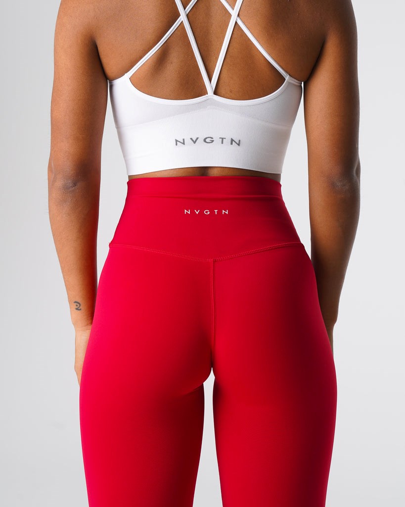 NVGTN Signature 2.0 Leggings Červené | AZG-813925