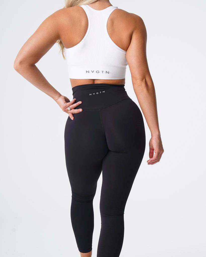 NVGTN Signature 2.0 Leggings Čierne | YJS-697801