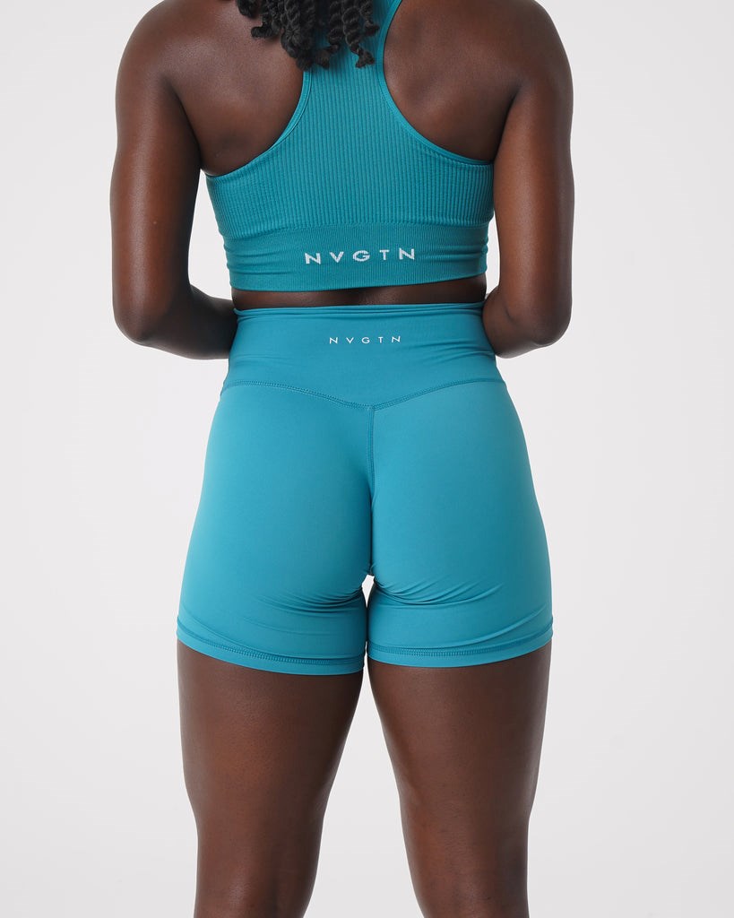 NVGTN Signature 2.0 Shorts Teal | RKX-183506