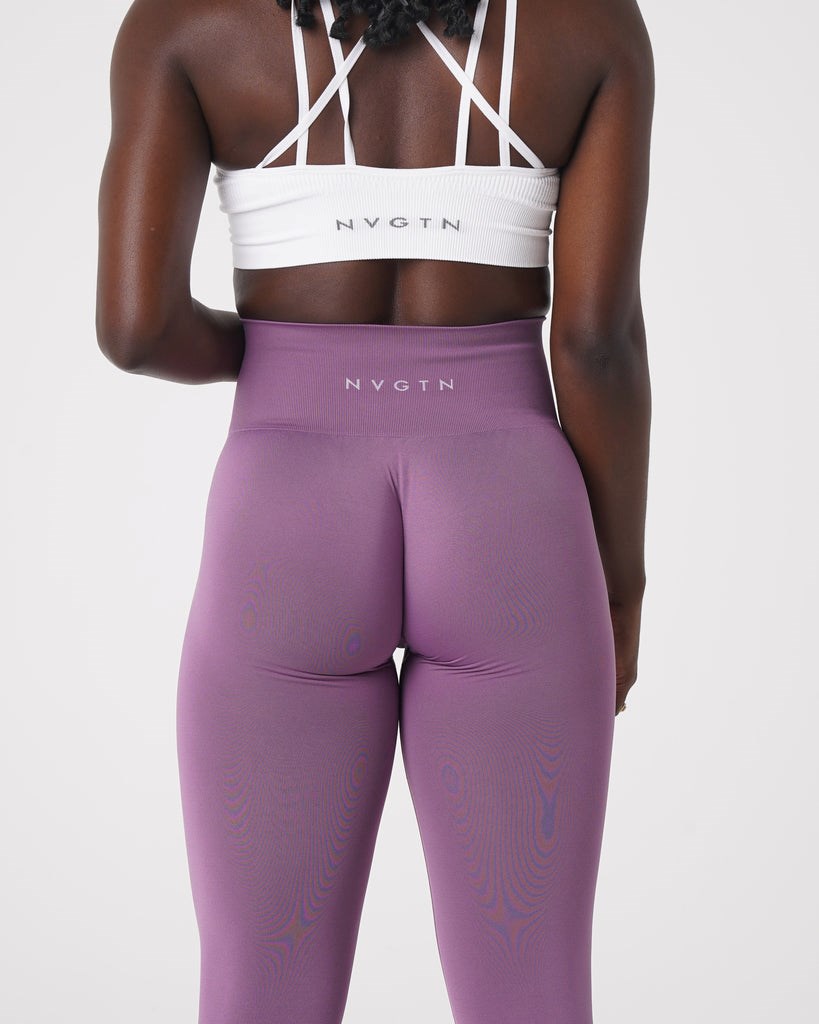 NVGTN Solid Seamless Leggings Orchid | DXK-763941