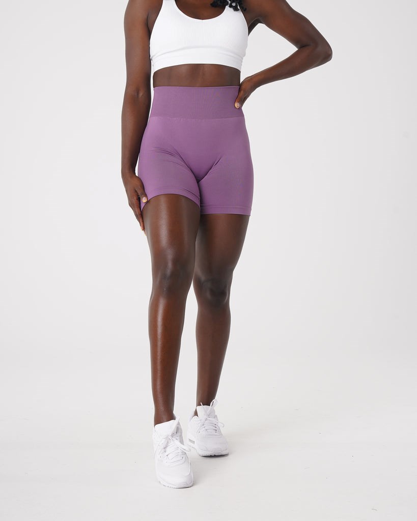 NVGTN Solid Seamless Shorts Orchid | JIB-708915