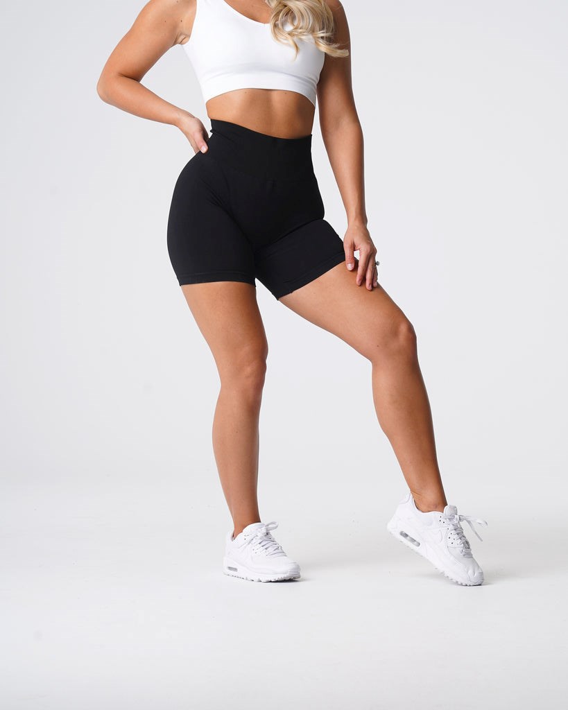 NVGTN Solid Seamless Shorts Čierne | UHO-124750