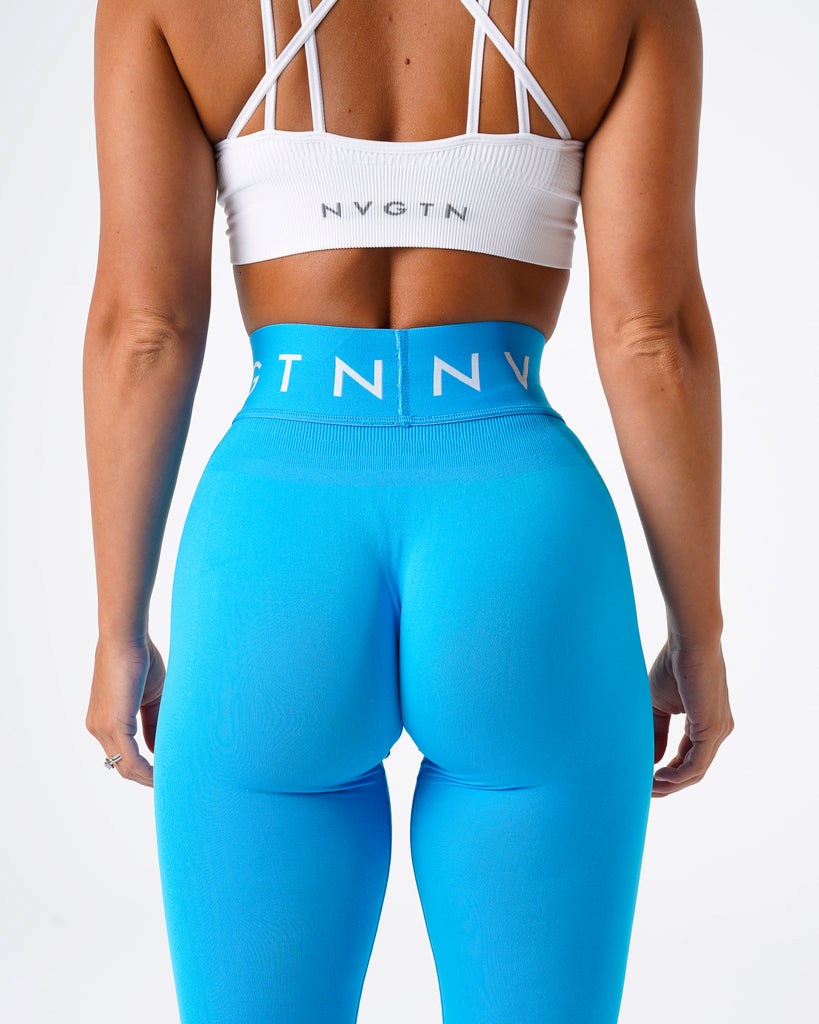 NVGTN Športové Seamless Leggings Caribbean | YRF-982651