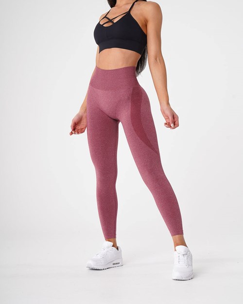 NVGTN Contour Seamless Leggings Bordove | BHK-021846