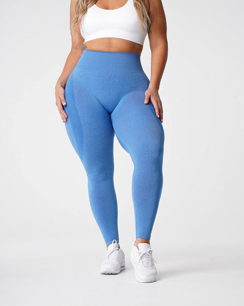 NVGTN Contour Seamless Leggings Modre | UVG-259148