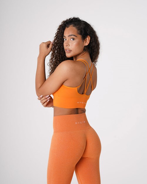 NVGTN Flourish Seamless Bra Clementine | XRK-613579