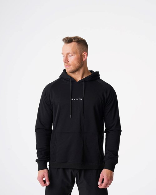 NVGTN Lounge Hoodie Čierne | VCU-025946