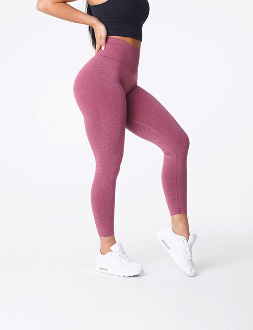 NVGTN NV Seamless Leggings Bordove | HXW-938201