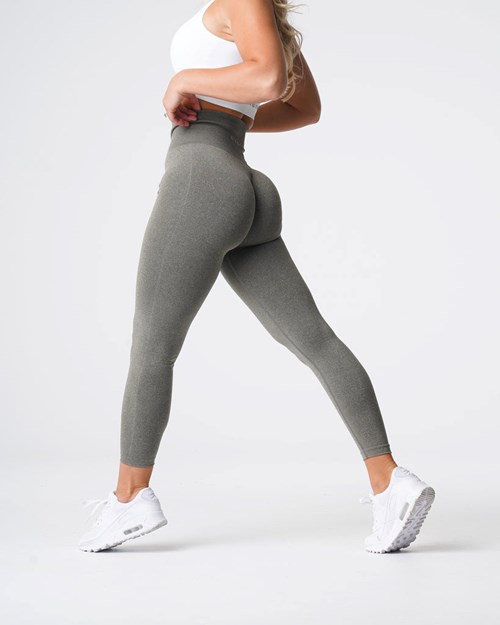 NVGTN NV Seamless Leggings Hnedožltý Zelene | DJS-846753