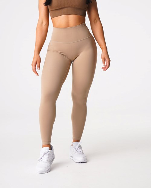 NVGTN Signature 2.0 Leggings Latte | SHQ-172638