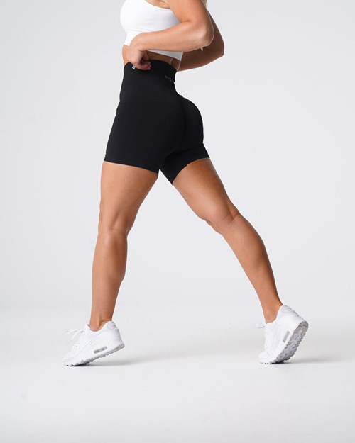 NVGTN Solid Seamless Shorts Čierne | UHO-124750