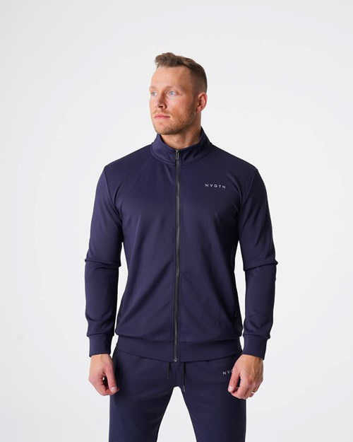 NVGTN Tracking Jacket Námornícka Modrá | GJN-437819